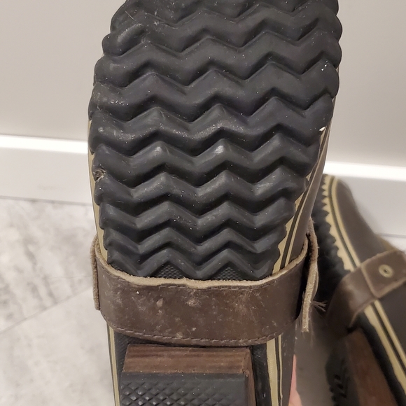 Sorel ❄️ 🍃🍂 conquest Carly brown knee high 👢 boots; suede and leather - sz 8 - Picture 9 of 16